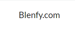 Blenfy
