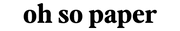 Ohsopaper
