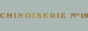Chinoiserie No. 19