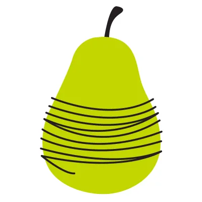 Woven pear