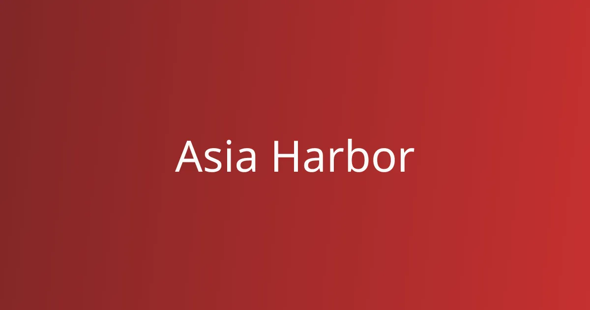 Asia Harbor